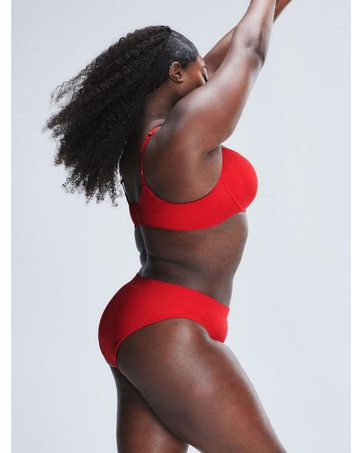 Savage X Red Cotton Essentials Demi T-shirt Bra