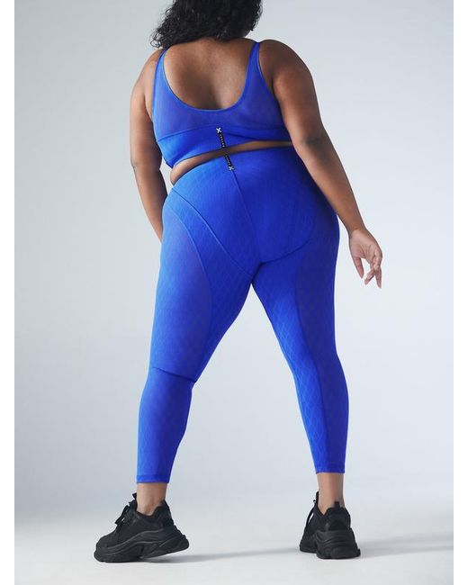 Savage X White Peak Performance High-waist X Mesh Legging
