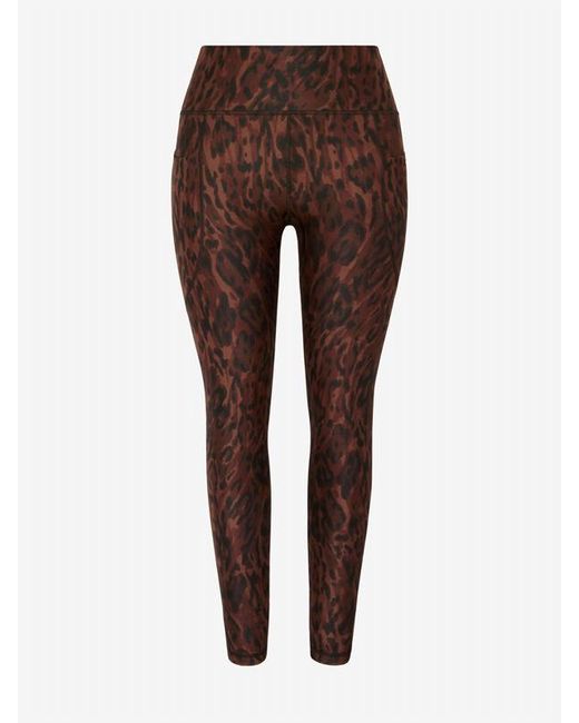 Savage X Brown Supple Flex High-waist Side Pocket Legging