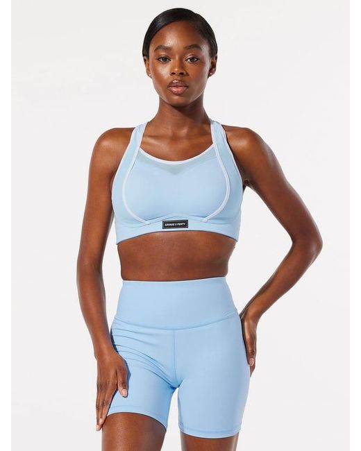 Savage X White Breakthru High-impact Sports Bra
