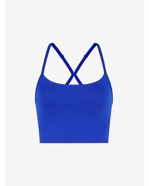 Savage X Blue Supple Flex Racerback Shelf-bra Tank