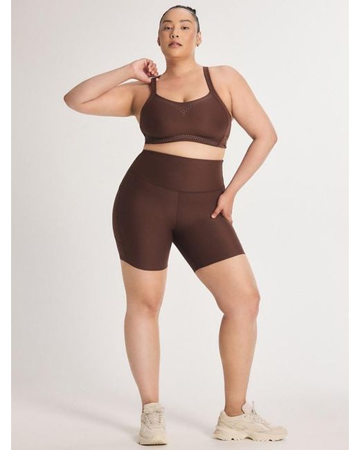 Savage X Black Cool Curves Medium-impact Wrap Back Sports Bra