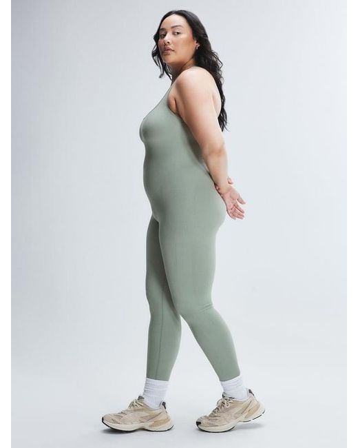 Savage X Green Seamless Rib Sport Jumpsuit