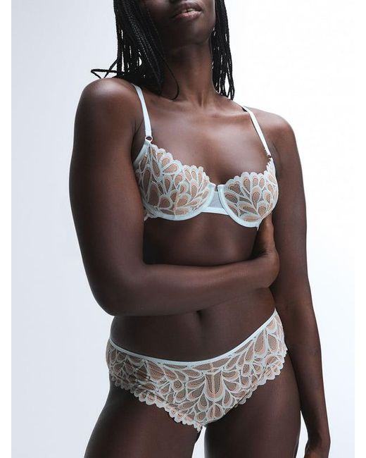 Savage X Blue Savage Not Sorry Unlined Lace Balconette Bra
