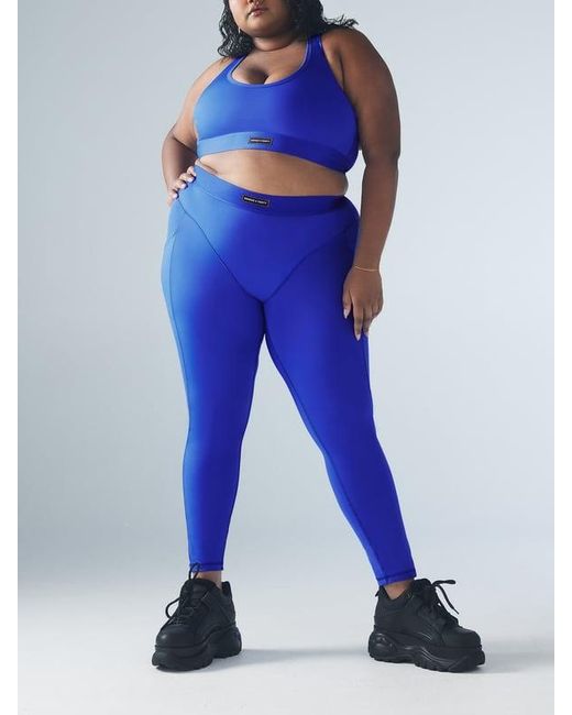 Savage X Blue Lineup High-waist Pocket Leggings