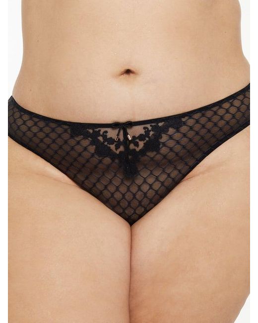 Savage X Natural Baroque Bondage Open-back Brazilian