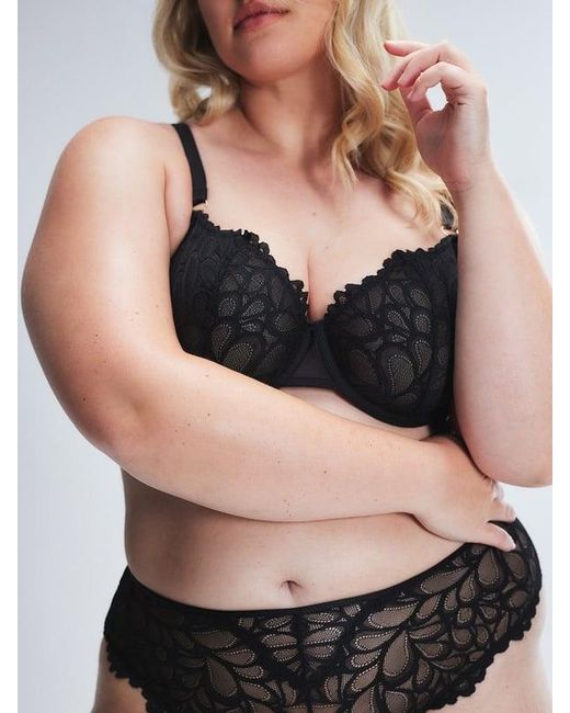 Savage X Black Savage Not Sorry Unlined Lace Balconette Bra