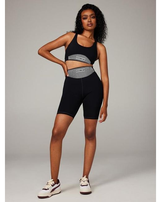 Savage X Black Xccentuate High-waist Bike Short