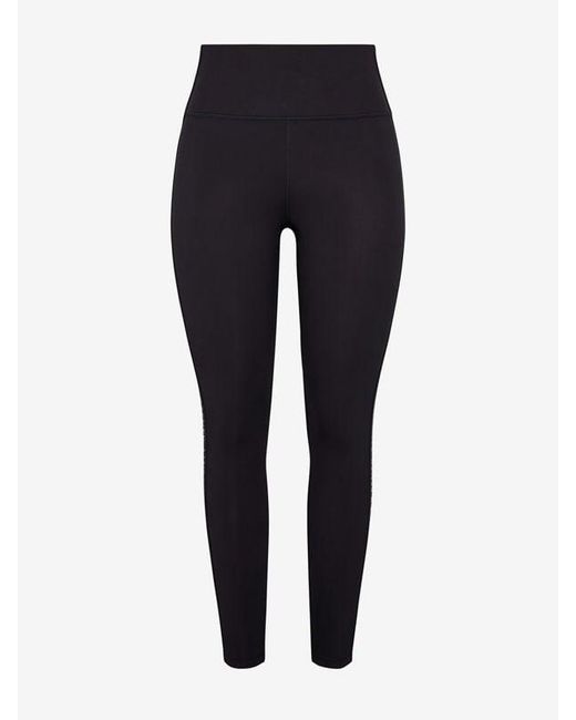 Savage X Black Supple Flex High-waist Side Logo Band Legging
