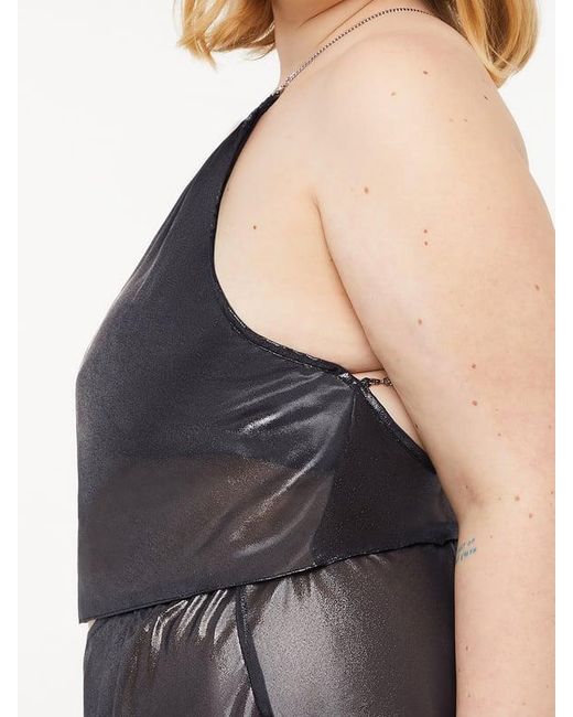 Savage X Gray Liquid Metal Sleep Cami