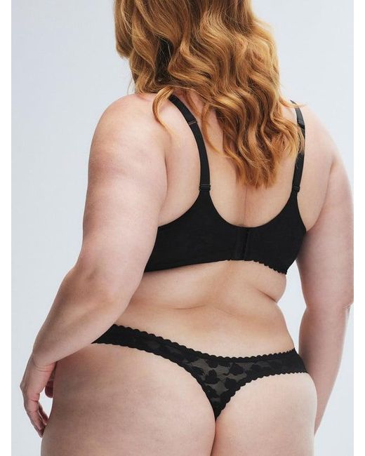 Savage X Black Lavish Lace Unlined Plunge Bra