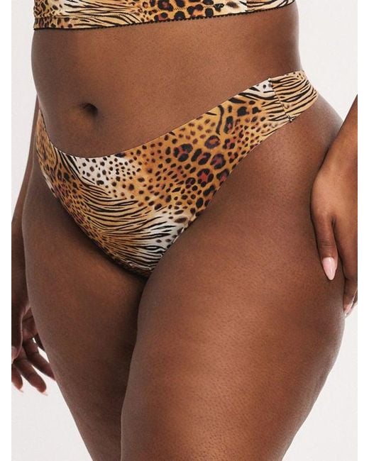 Savage X Brown No-show Thong
