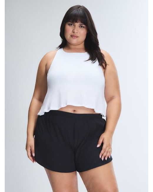 Savage X White Lit Luster Air Flow Running Shorts