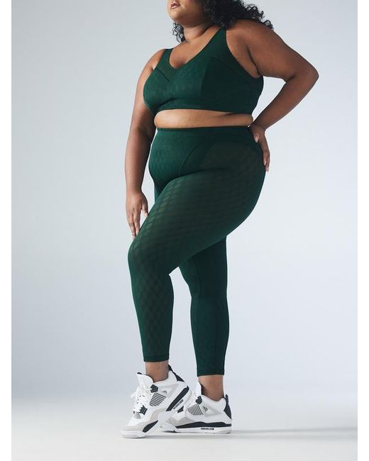 Savage X Green Peak Performance High-waist X Mesh Legging