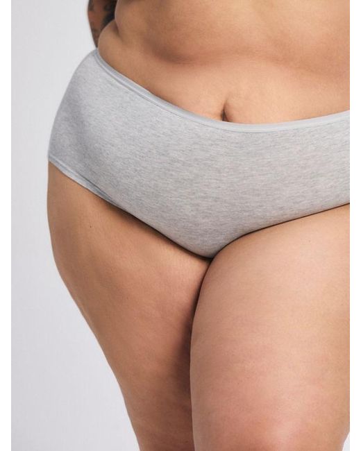 Savage X Blue Cotton Essentials Brief Knickers