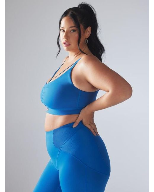 Savage X Blue Curve Alert Medium-impact Sports Bra