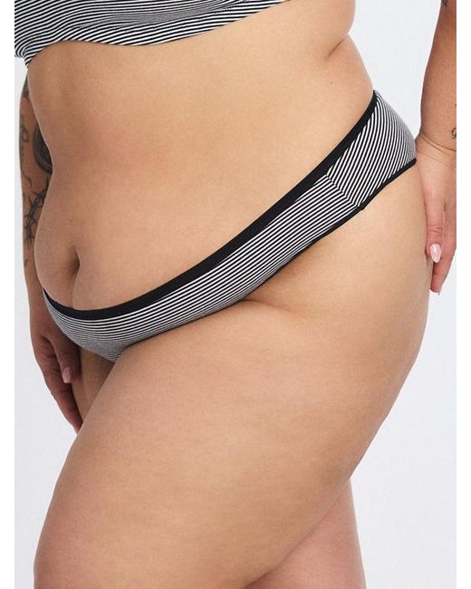 Savage X Gray Cotton Essentials Cheeky Knickers