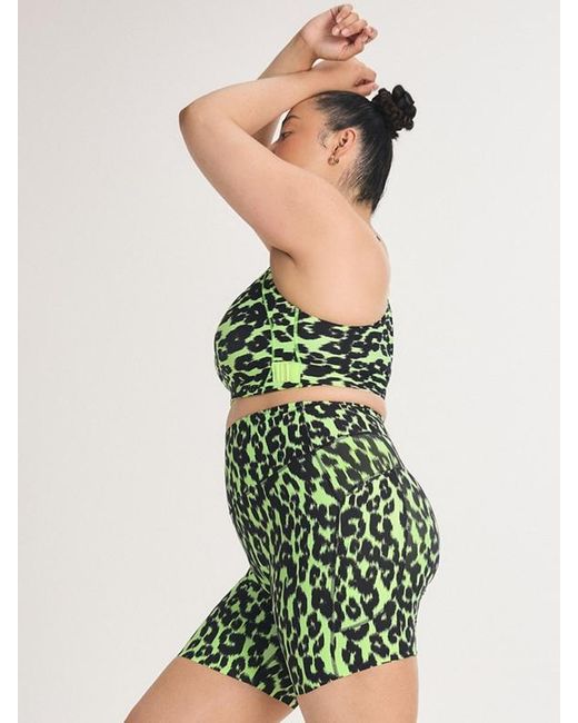 Savage X Green Cool Curves Medium-impact Wrap Back Sports Bra