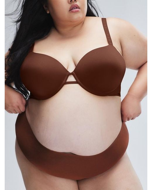 Savage X Brown New Microfiber No-show Hipster Knicker