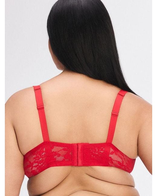 Savage X Red Luxe Lace Push-up Bra