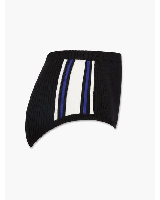 Savage X Blue Lit Leisure Knit Booty Shorts