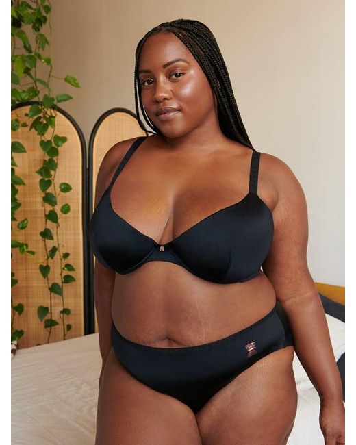 Savage X Black Core Microfiber Unlined Bra