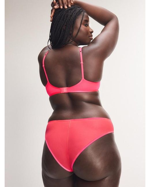 Savage X Pink Sheer X Demi Spacer Bra