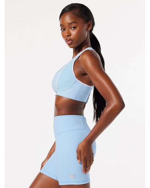 Savage X White Breakthru High-impact Sports Bra