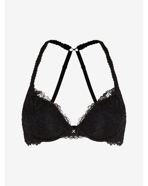 Savage X Black Romantic Corded Lace Push-up Bra