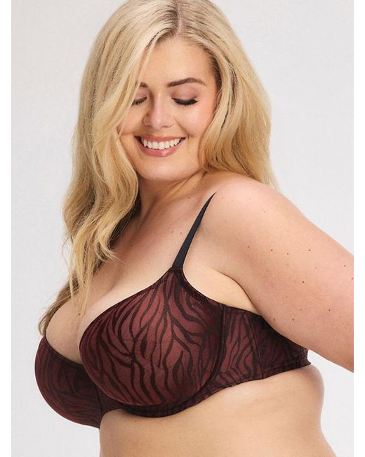 Savage X Black Untamed Lavish Lace Unlined Low-cut Balconette Bra