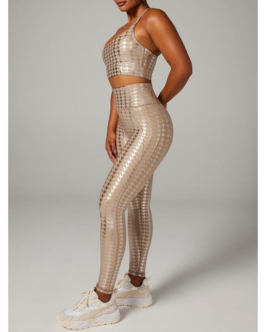 Savage X Gray Sky-hi Houndstooth Super High-waist Pocket Leggings