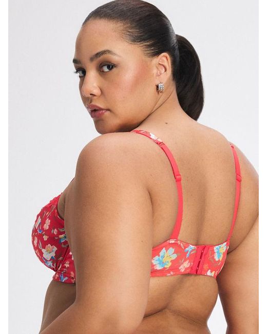Savage X Red Monamour Unlined Low-cut Balconette Bra