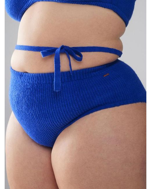 Savage X Blue Ms. Minx Knit Sleep Shorts
