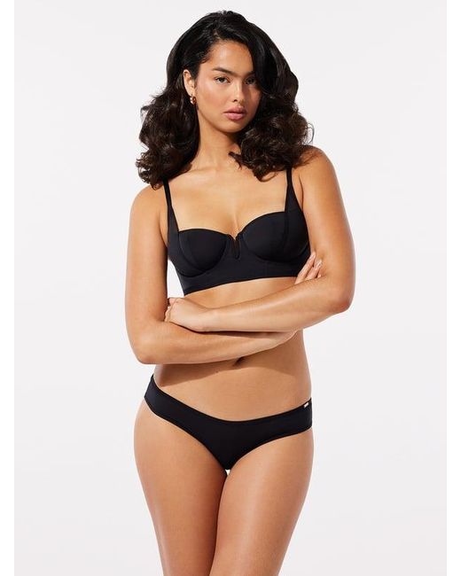 Savage X Black See Thru U Unlined Balconette Bra