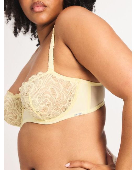 Savage X Purple Lace Flow Unlined Balconette Bra