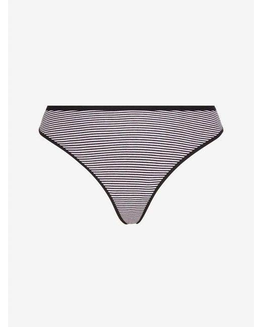 Savage X Gray Cotton Essentials Thong