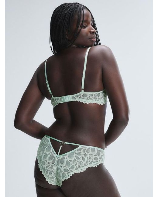 Savage X Green Savage Not Sorry Unlined Lace Balconette Bra