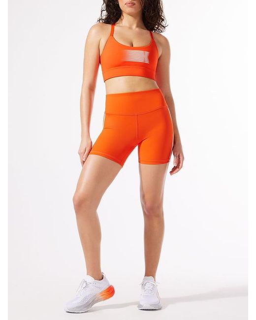 Savage X Orange Retro Runna Graphic Bike Short