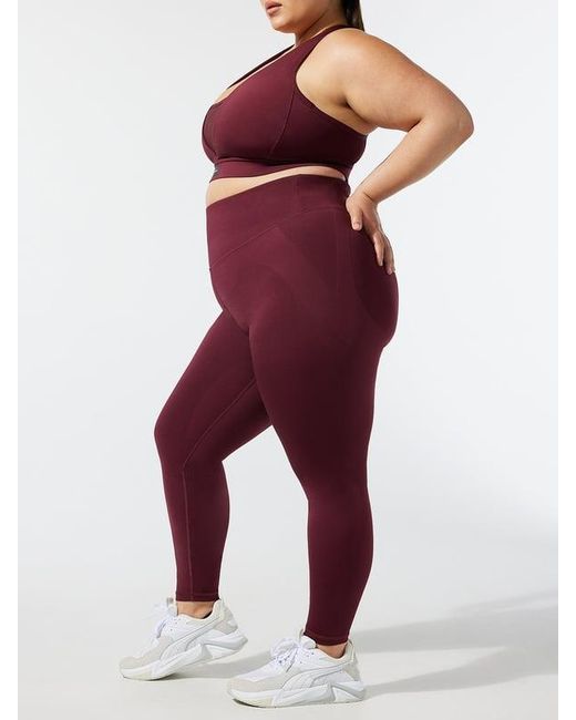Savage X Red Locked & Lifted High-waist Leggings