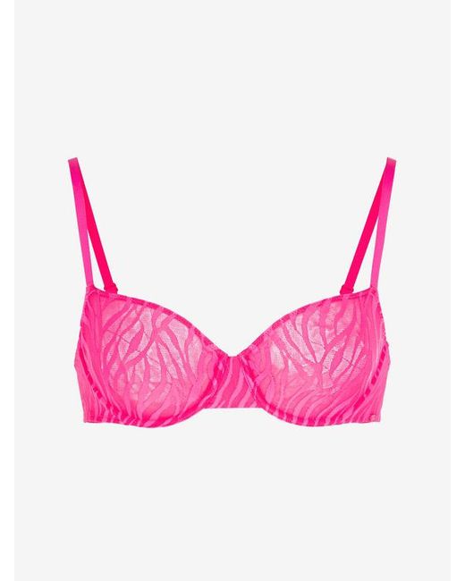 Savage X Pink Untamed Lavish Lace Unlined Low-cut Balconette Bra
