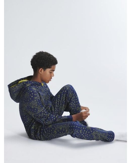 Savage X Blue Forever Savage Hooded Kids Onesie