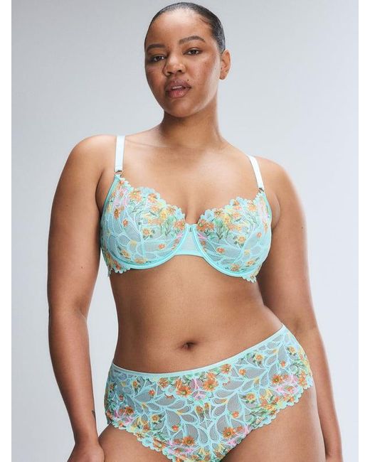 Savage X Blue Savage Not Sorry Unlined Lace Balconette Bra