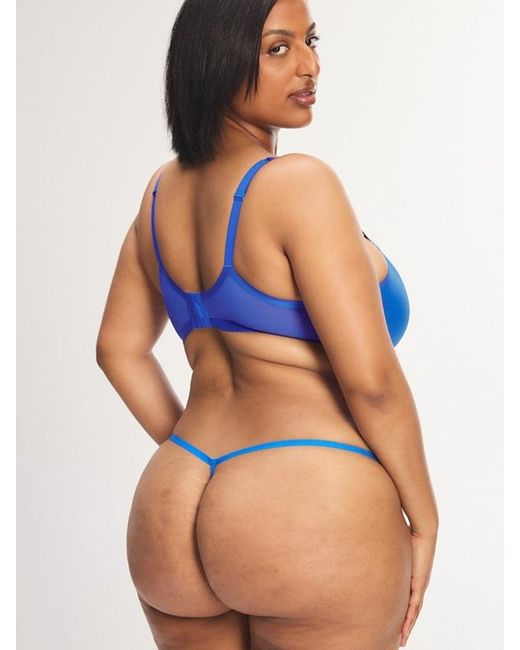 Savage X Blue Sheer X Demi Spacer Bra