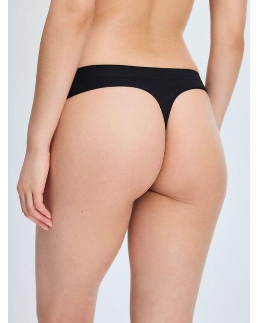 Savage X Black Seamless High-waist Thong