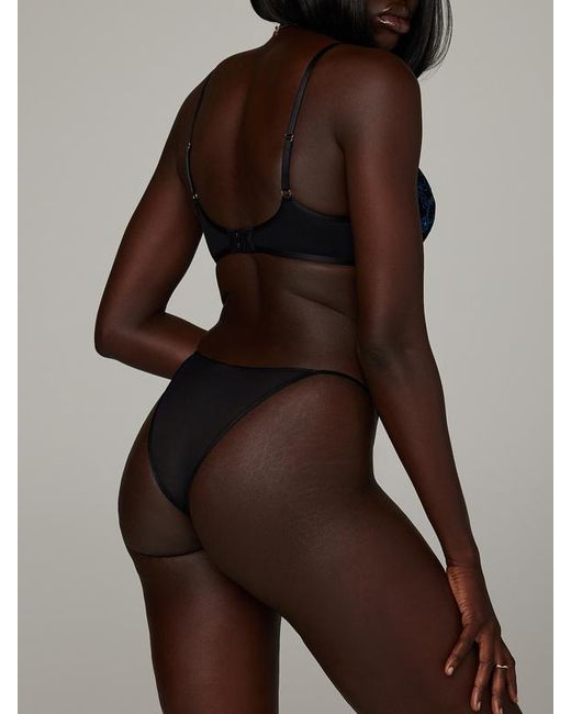Savage X Brown Wallflower String Bikini Knickers