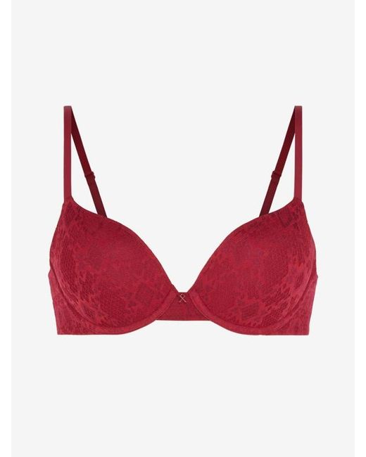 Savage X Red Love Bite Lace T-shirt Bra