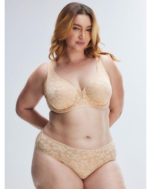 Savage X Natural Lavish Lace Unlined Full-coverage Bra