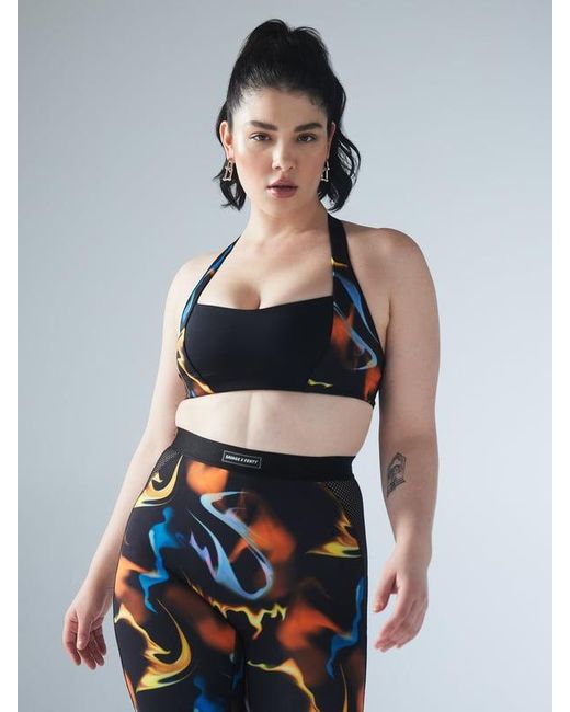 Savage X Blue Fast Lane Medium-impact Sports Bra
