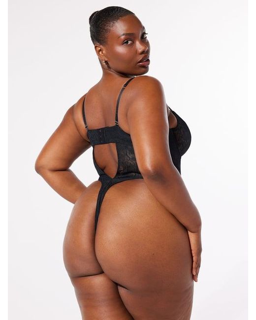 Savage X Blue Signature Script Underwire Teddy