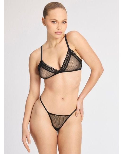 Savage X Black Net Worth Bralette